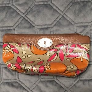 Fossil makeup bag